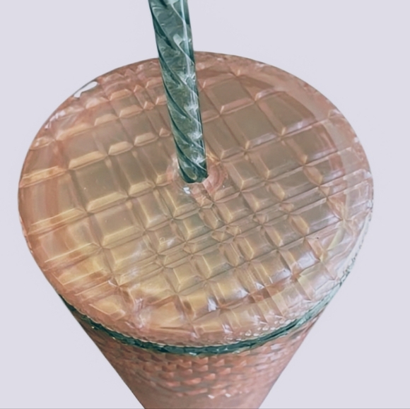 NEW Starbucks Summer Jeweled Pink Pearl Venti Cold Cup Tumbler - Picture 5 of 6